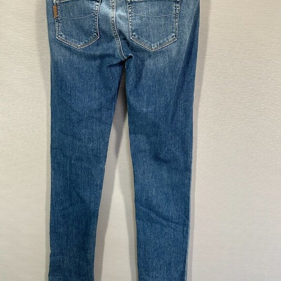 PAIGE Jeans Womens 25 Jimmy Jimmy Skinny Medium Wash Cotton Stretch Pockets - Picture 5 of 10